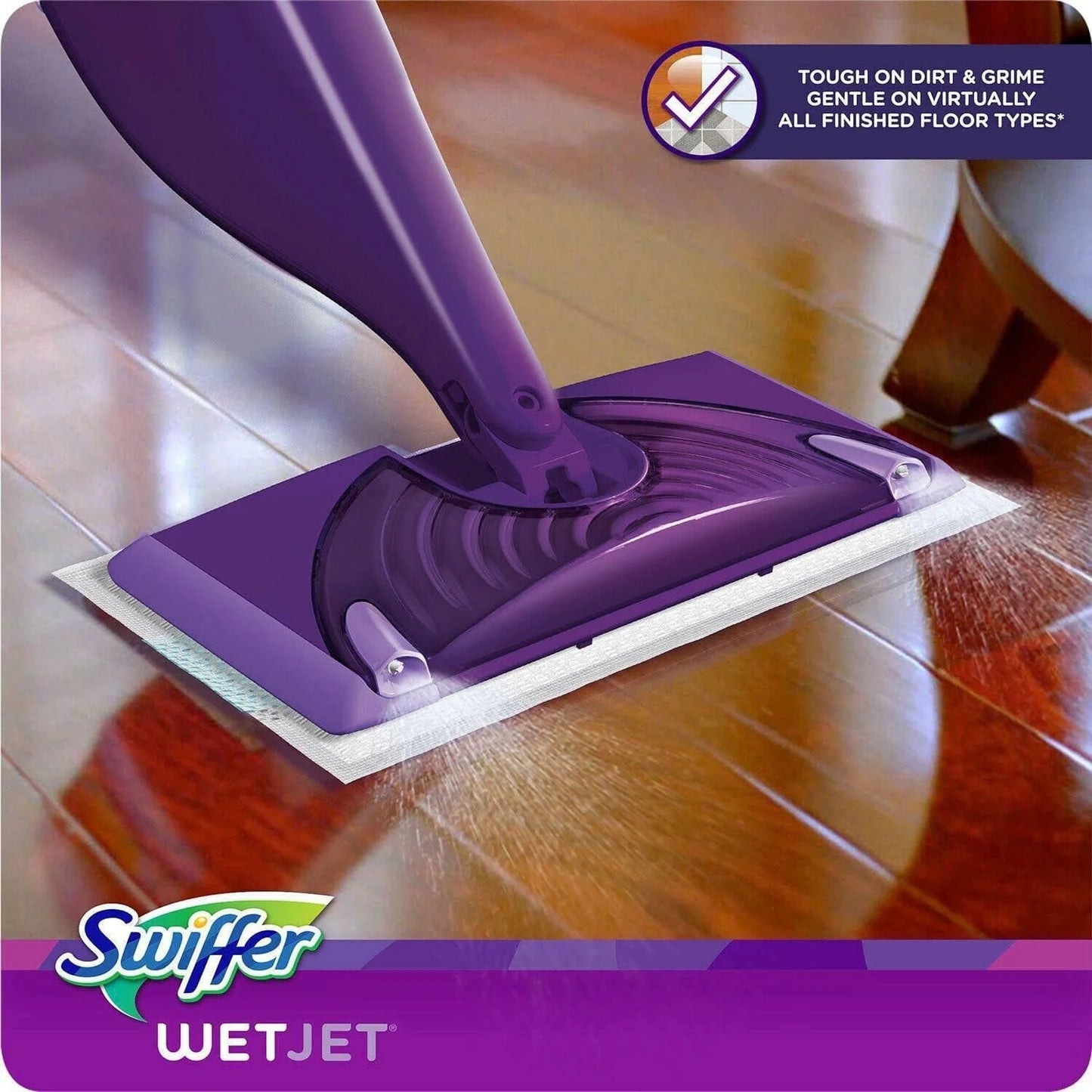 Sizewiffer Wetjet Mopping Refill Pack (32 Refill Pads + 2-1.25L Bottles of Cleaner)