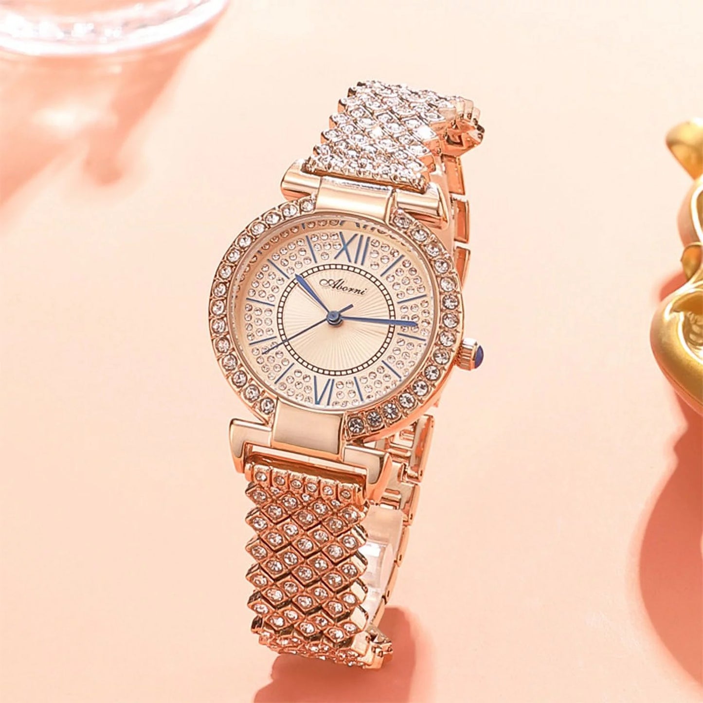 2022 Luxury Brand Watches For Women Fashion Diamond Quartz Ladies Watch Waterproof Sizekmei Dropshipping Gifts Moda Mujer Zegarek - Quartz Wristwatches