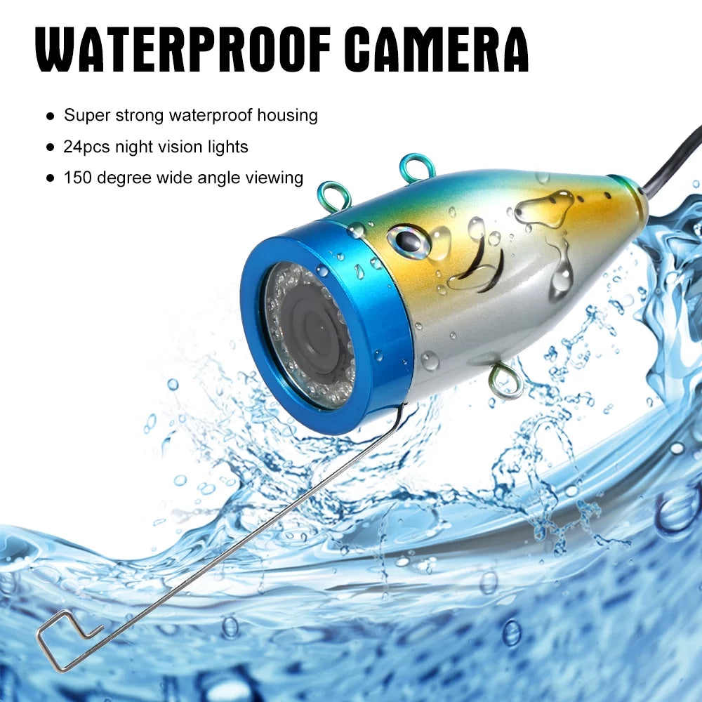 SizeYANSizePAN Fishing Camera,1000tvl Waterproof Camera Inch1000tvl Infrared Ir Leds1000tvl Waterproof Camera Kit 24pcs Ice Lake Boat Fish Ice Lake 7" InchIr Leds Fish Huiop Koeb