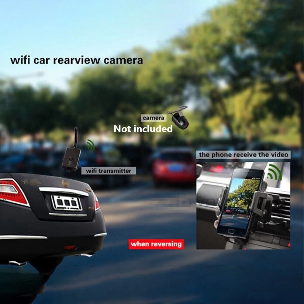 Upgrade Your Rear View Camera - AV to WiFi Transmitter Module for Car Reversing Cameras