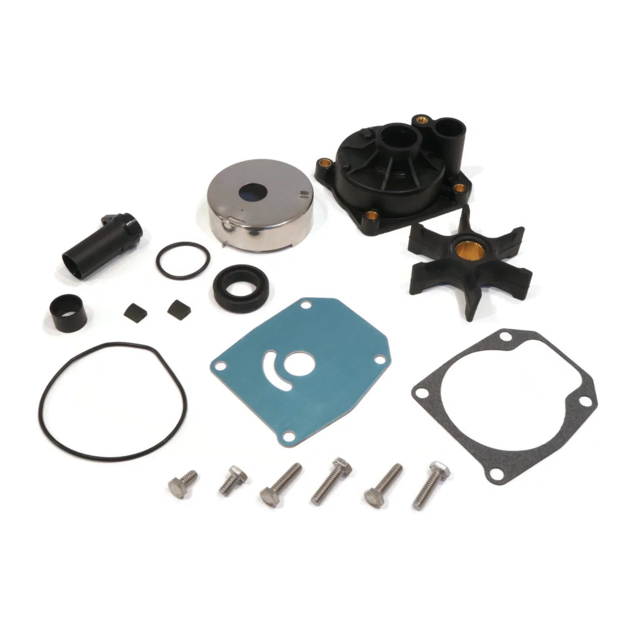 The ROP Sizehop | Water Pump Impeller Kit For 1987 Evinrude 60 HP E60TLCUC Outboard, 15" Transom