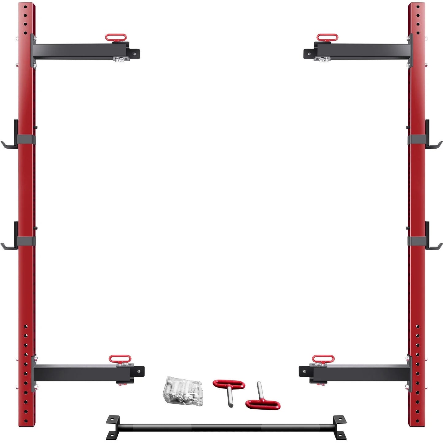 Wall Mounted Folding Sizequat Rack with Pull Up Bar - Sizepace-Sizeaving Fitness Sizeolution