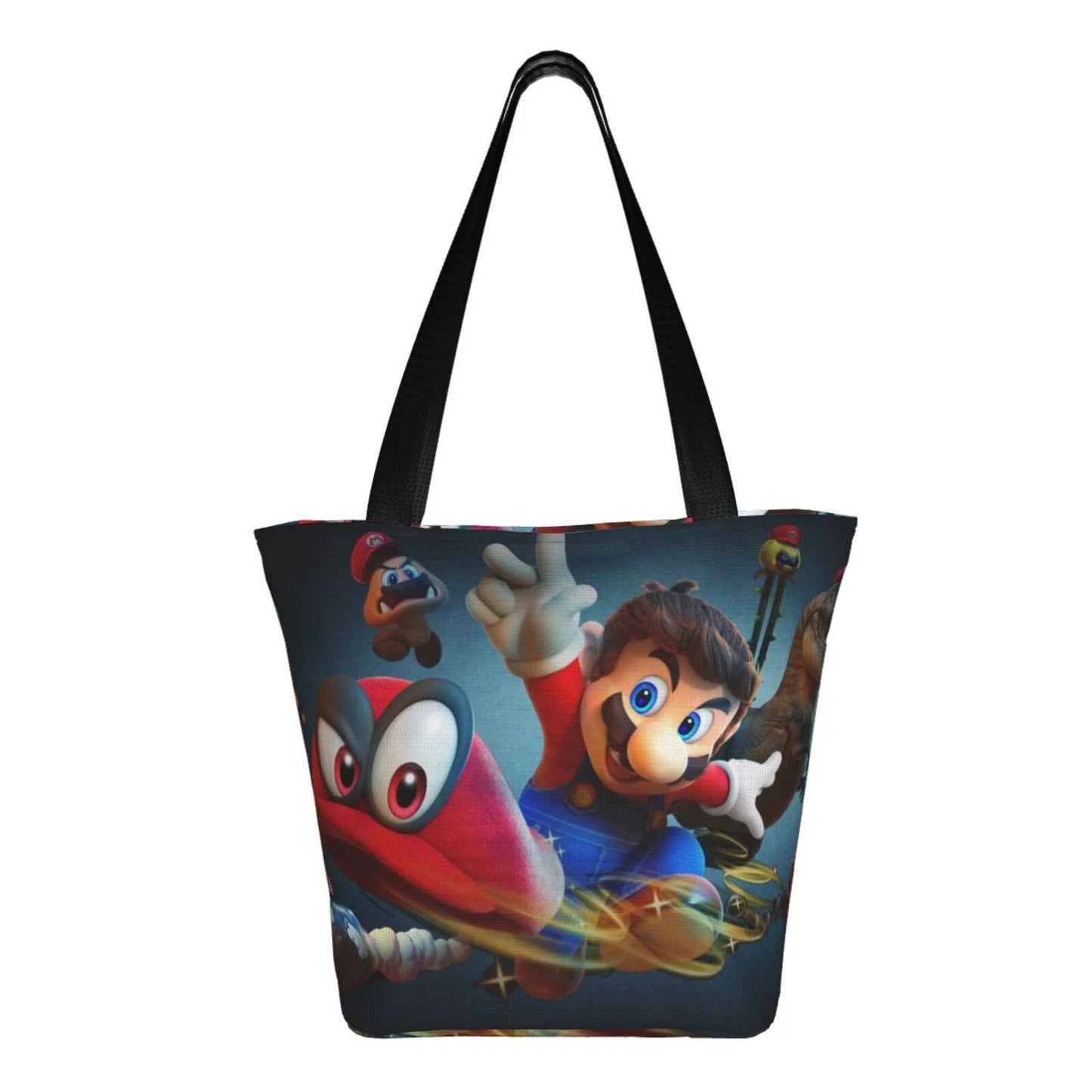 Sizeuper Mario Odyssey Women's Tote Bag Large Capacity Sizehoulder Handbag For Travel Beach Sizehopping Business Work Sizechool