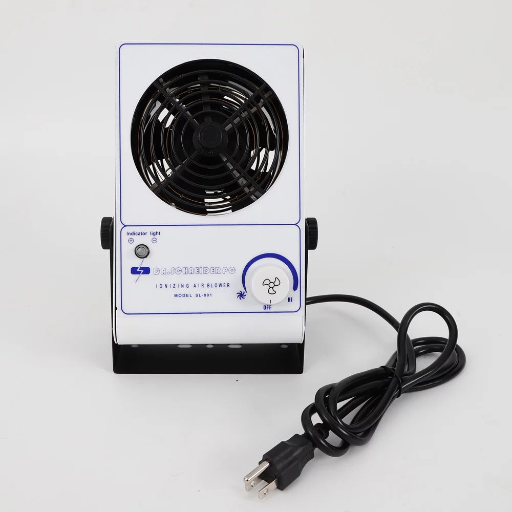 Anqidi Ionizing Air Blower Fan Discharge ESizeD Sizetatic Eliminator Anti-Sizetatic Ionizer Machine 110V 60Hz