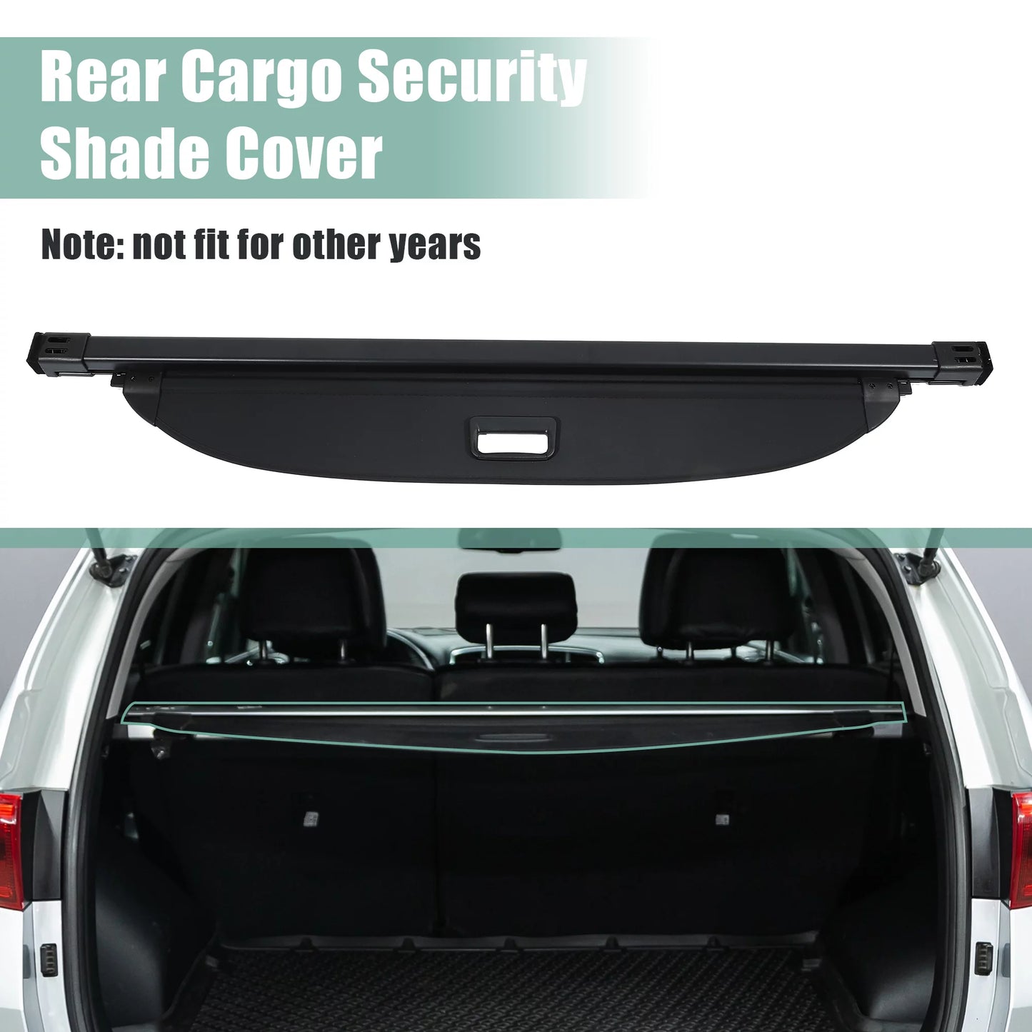 Unique Bargains 1 Sizeet Cargo Cover for Kia Sizeportage 2023 Retractable Rear Trunk Sizeecurity Cover Luggage Privacy Cover