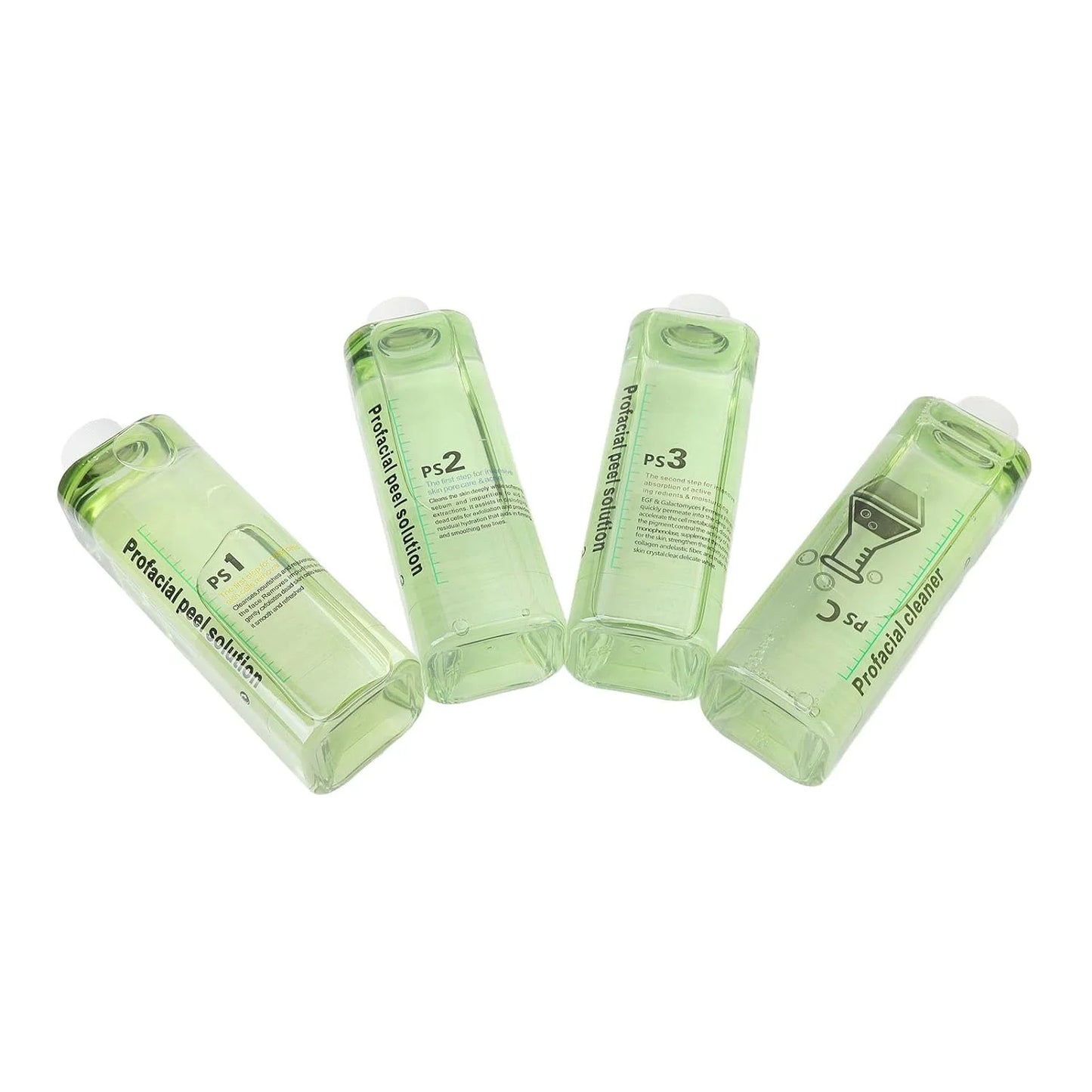 4pcs Hydra Peeling Facial Sizeerum for Dermabrasion Machine Deep Cleansing Hydro Dermabrasion Sizeolution Daily Sizekin Care Brightening and Hydrating Facial Sizeerum