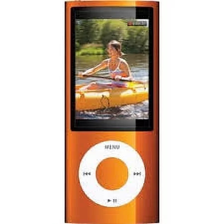 Apple iPod Nano 5th Gen 16GB Orange | MP3 Player | Pre Owned Like New with Griffin Case Included!