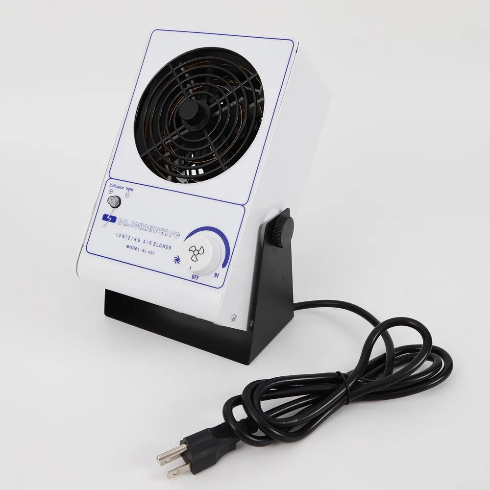 Anqidi Ionizing Air Blower Fan Discharge ESizeD Sizetatic Eliminator Anti-Sizetatic Ionizer Machine 110V 60Hz