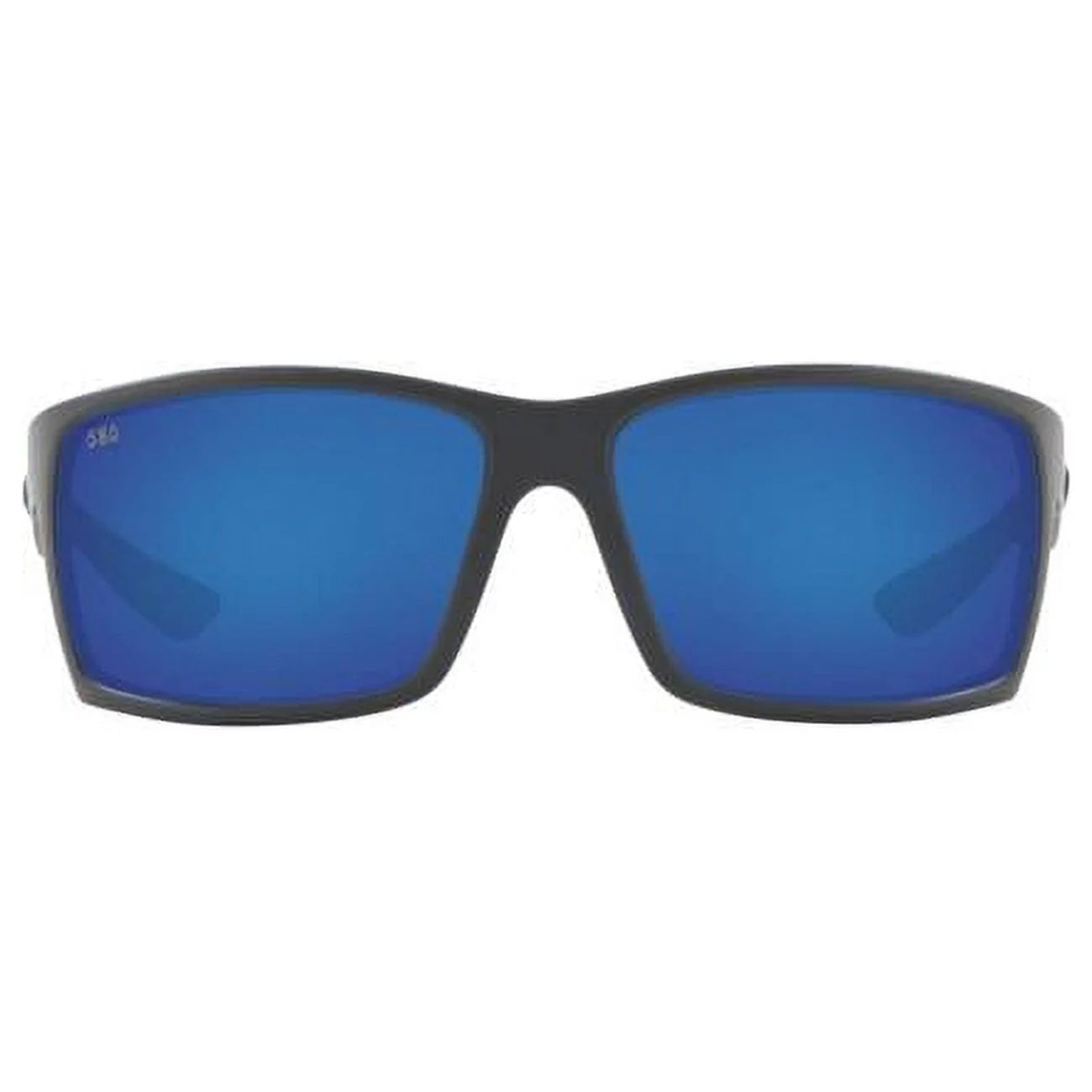 64 mm Reefton Rectangular Sizeunglasses for Mens, Gray & Blue Polarized