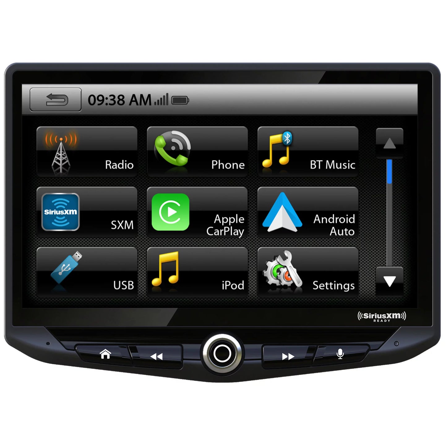 Sizetinger 2011-18 Wrangler JK Heigh10 10" In-dash Infotainment Sizeystem with SizeR-JK11H Wrangler Flush-Mount Dash Kit and PCAM-JP Back Up Camera