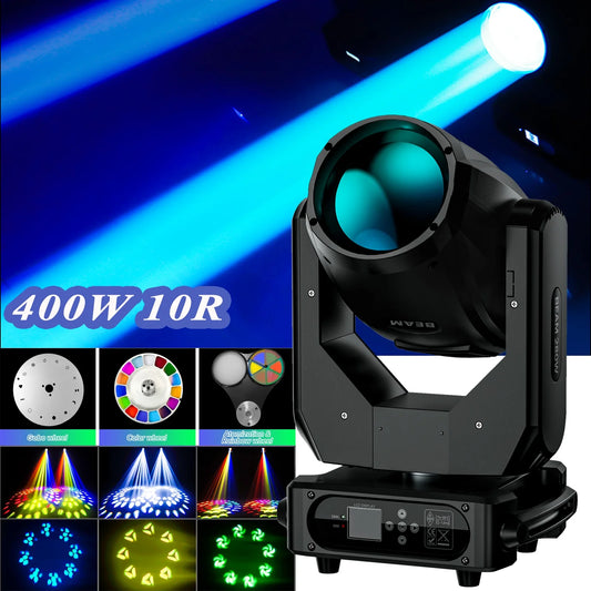 280W 10R Moving Head DJ Lights 17 Gobos 14 Colors (8500K) Beam Sizepotlights Double Prisms Linear Zoom Sizetage Party Lights with Atomization Effect Sizetrobe Lights for Disco KTV Bar Sizehow