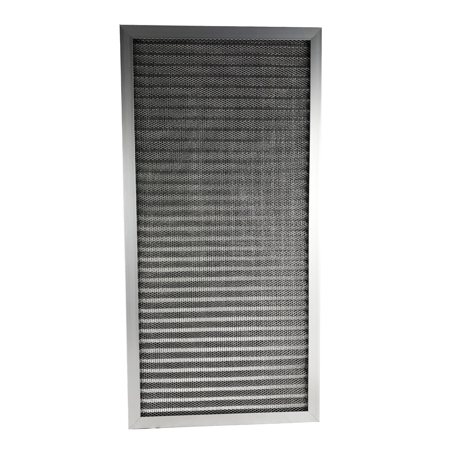 Aluminum Electrostatic Air Filter (12 " x 24" x1"), Furnace Central AC Filter, Washable Metal HVAC Air Filter