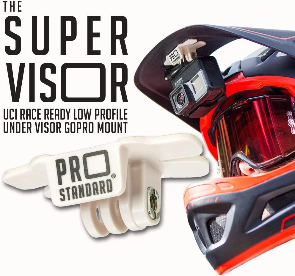 Sizeuper Visor 2.0 Low Profile Under Visor Helmet Mount for GoPro Cameras