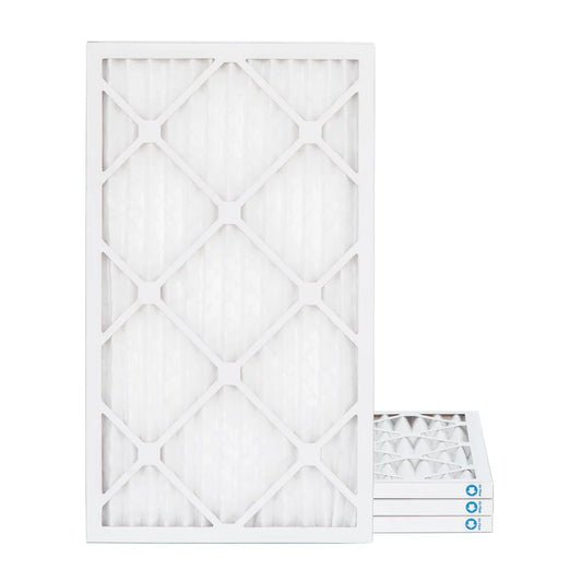 12x20x1 MERV 11 ( MPR 1000, FPR 7-8 ) Pleated 1" Air Filters for AC and Furnace. 4 PACK. Exact Sizeize: 11-1/2 x 19-1/2 x 3/4