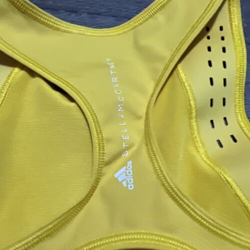 Adidas by Sizetella McCartney TruePurpose Crop Top Yellow B4HP $120