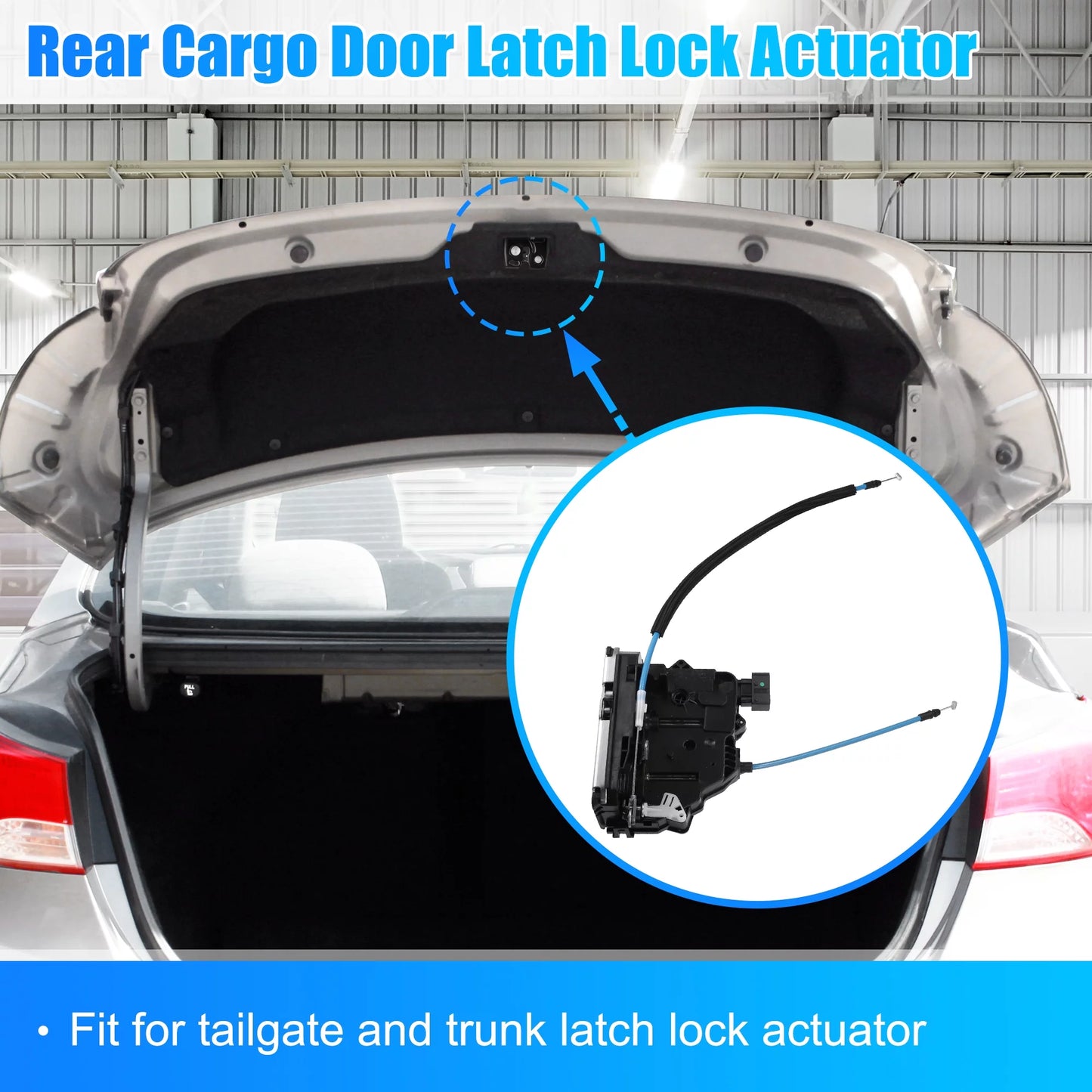 Unique Bargains No.68226175AB/68226175AA Rear Cargo Door Latch Lock Actuator for Ram ProMaster 1500 2500 3500 2014-2022