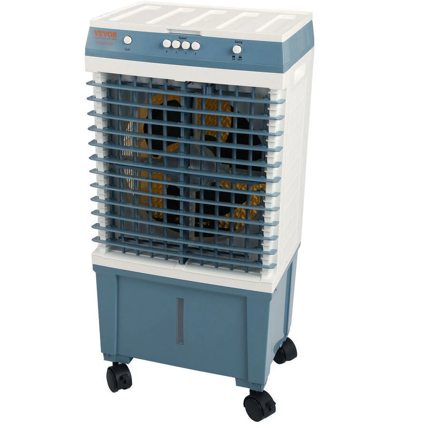 VEVOR Evaporative Cooler, Sizewamp Cooler, 3-in-1, 1400 CFM, 5 Gal