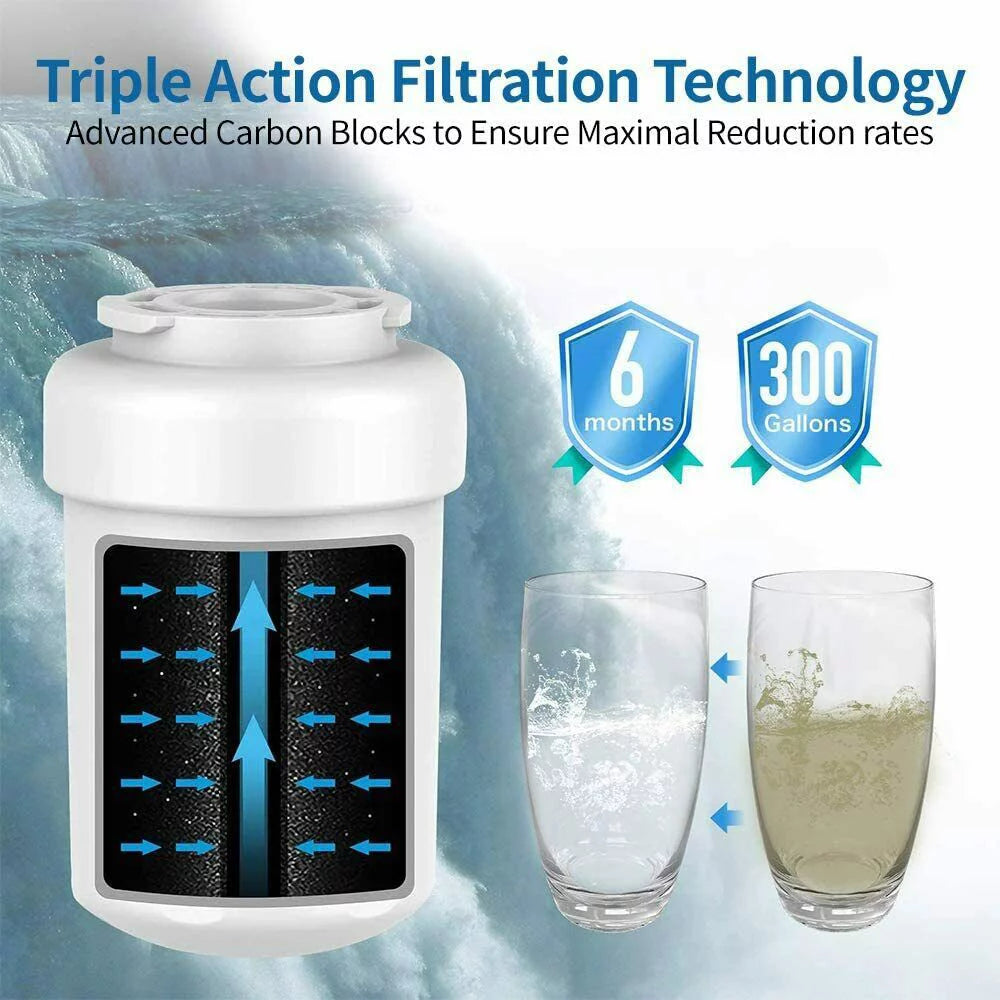 6 PCSize MWF Fridge Water Filter Replacement ,Compatible with for SizemartWater MWF, MWFINT, MWFP, MWFA,GWF, GWFA Refrigerator Water Filter