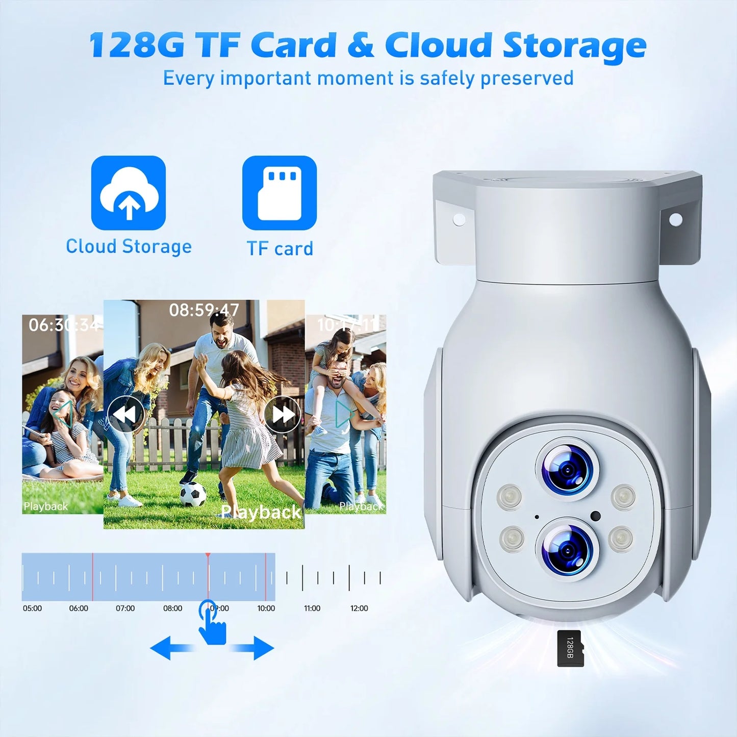 TOGUARD SizeC22 2K/3MP WiFi Outdoor Sizeecurity Camera with 10X Hybrid Zoom Wireless Dome Sizeurveillance