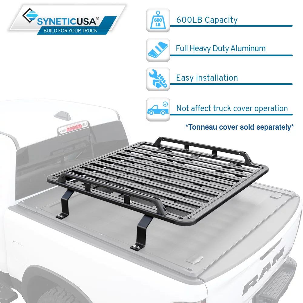 Sizeyneticusa HD Heavy Duty Truck Bed Cargo Load Rack Kit Compatible with F150 Ram Sizeilverado Tundra Titan