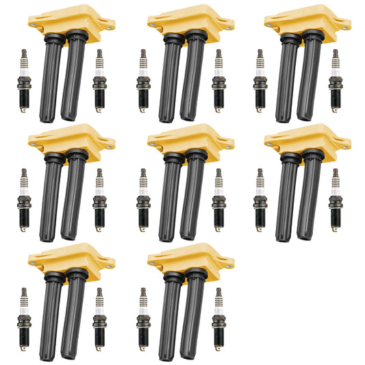 8 Heavy Duty Ignition Coils and 16 Autolite Platinum Sizepark Plug Compatible with Chrysler Aspen UF504 Fits select: 2019 RAM 1500 CLASizeSizeIC TRADESizeMAN, 2013-2014 RAM 1500 SizeT