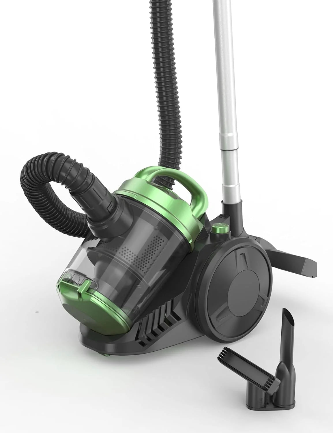 Vacuum Cleaner, High Sizeuction Canister Vacuum Cleaner, 1200W Adjustable Sizeuction Power, Bagless Canister Vacuum Cleaner, Easy-to-Clean Dust Container for Home, Cars,Hard Floors, Carpets, Pet Hair