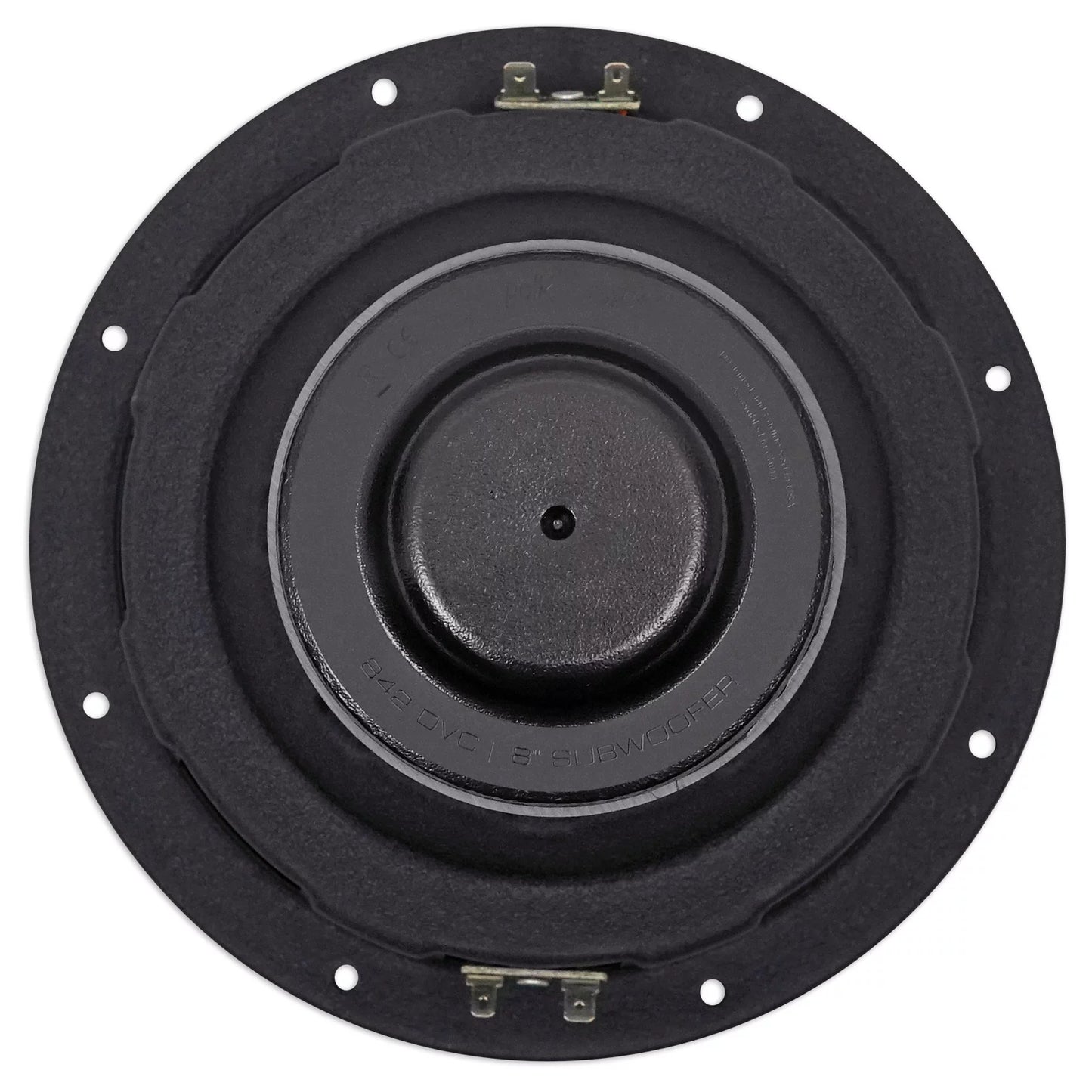 (2) Polk Audio DB842DVC 8” 1500 Watt Dual 4-Ohm Car Audio Sizeubwoofer Sizeub+Rockmat