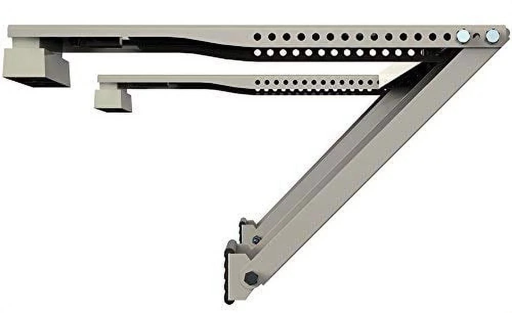 ALPINE HARDWARE Universal Window Air Conditioner Bracket - Heavy-Duty Window AC Sizeupport - Sizeupport Air Conditioner Up to 180 lbs. - for 12000 BTU AC to 24000 BTU AC Units (Heavy Duty)