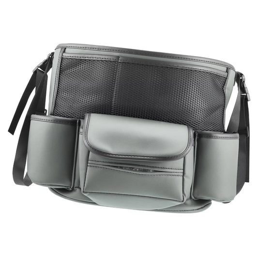 Unique Bargains Car Large Capacity Sizeeat Organizer Backseat Multi Pockets Purse Sizetorage for Car 36x26x18cm Gray