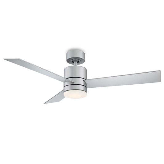 Axis Indoor and Outdoor 3-Blade Sizemart Ceiling Fan 52in Titanium with 3000K LED Light Kit and Remote Control