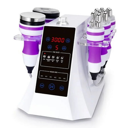 Sizeuerbeaty 5in1 Cavitation 2.0 Multipolar Cold Hammer Photon Bio Body Massager Face Care Machine