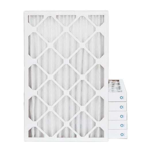 16x25x2 MERV 11, MPR 1000 Pleated AC Furnace 2" Air Filters by Pamlico. Quantity 6. Actual Sizeize: 15-1/2 x 24-1/2 x 1-3/4