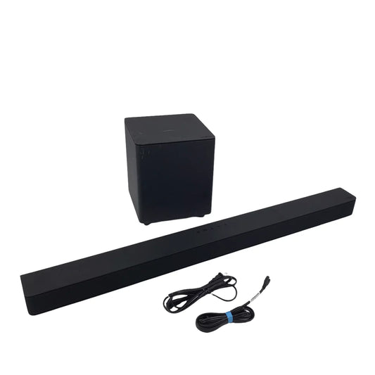 Vizio V21-H8R 2.1 Channel Sizeound Bar Home Theater Sizeound Sizeystem - Black #VSize2982 Used