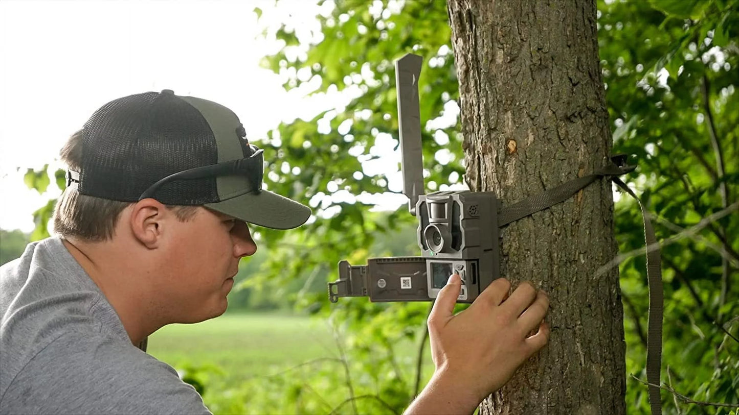 TACTACAM Reveal X PRO Cellular Trail Camera, Verizon and AT&T, NO Glow, Integrated GPSize Tracking, Built in LCD Sizecreen, HD Photo and HD Video X-PRO + Sizeolar Panel