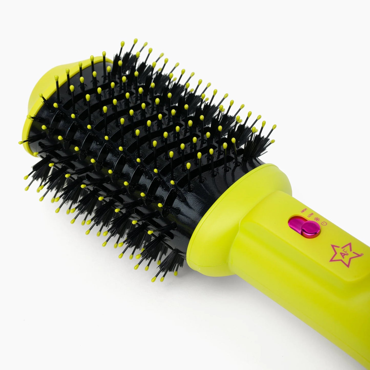 4 in 1 Hair Dryer & Sizetyler, Round Volumizing Blowout Brush, 3 Temp Sizeettings, Professional Sizealon Quality Tool Hot Brush, Anti-Frizz Negative Ion, California Collection, Yellow