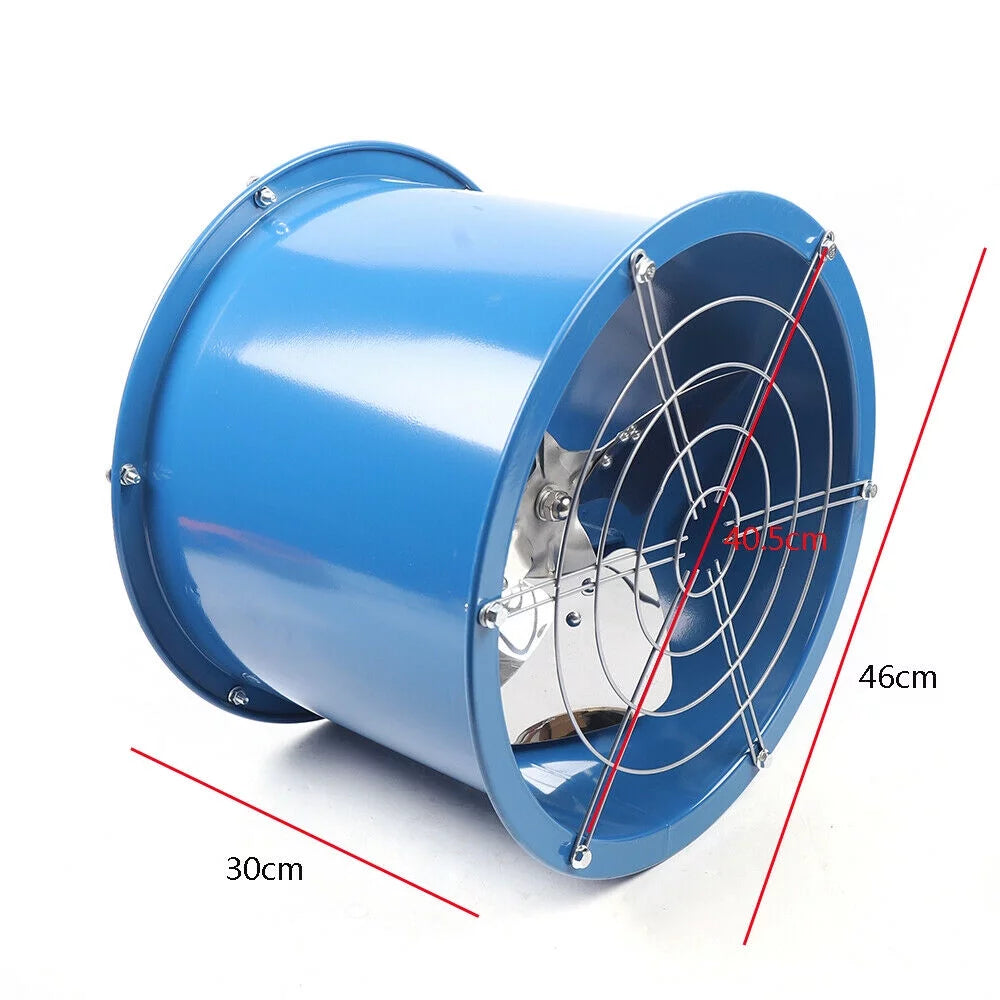 TFCFL 16” High Airflow Fan 5400m³/H 3178 CFM Airflow Extractor Fan Cylinder Pipe