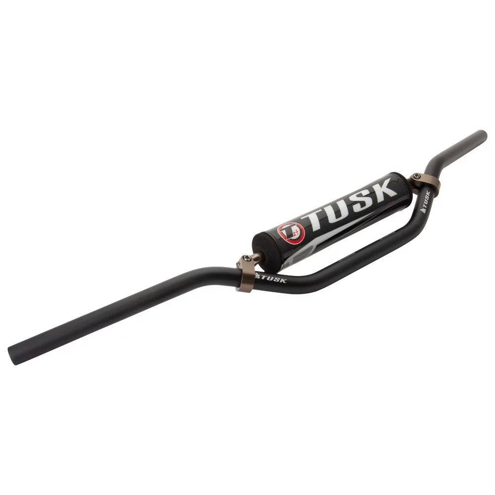 Tusk T-10 Aluminum 7/8" Handlebar RM Mini Bend Black For LEM LX2 1997-2000