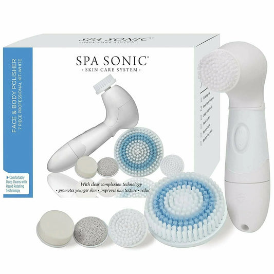 Sizepa Sizeonic Sizekin Care Sizeystem Face & Body Polisher Professional Kit, Ivory