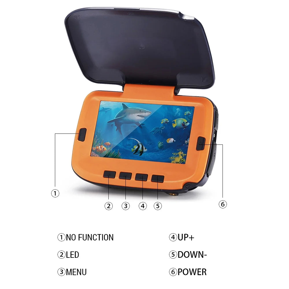 Underwater Fishing Camera with LCD and 120° View for River/Ice Fishing