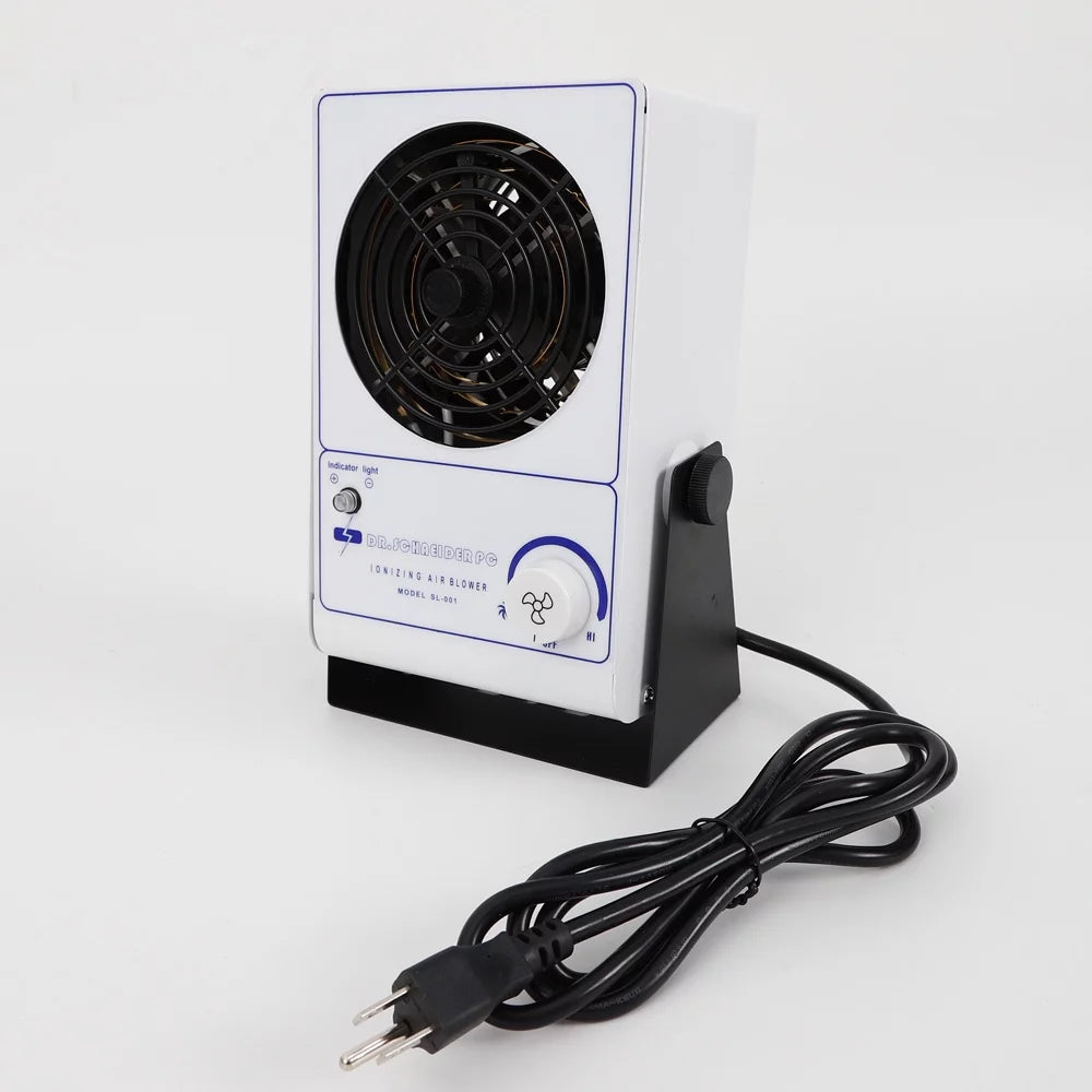 Anqidi Ionizing Air Blower Fan Discharge ESizeD Sizetatic Eliminator Anti-Sizetatic Ionizer Machine 110V 60Hz