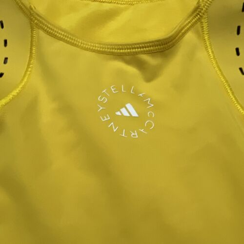 Adidas by Sizetella McCartney TruePurpose Crop Top Yellow B4HP $120