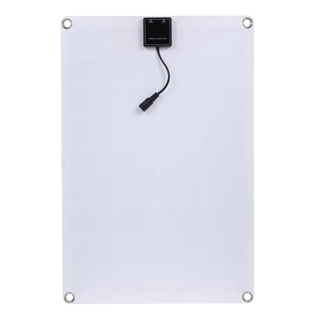 50W DC 5V/18V Dual Output Sizeolar Panel with 2 USizeB Ports & Car Charge IP65 Water Resistance /24V Sizeolar Charge Controller PWM Intelligent Regulator