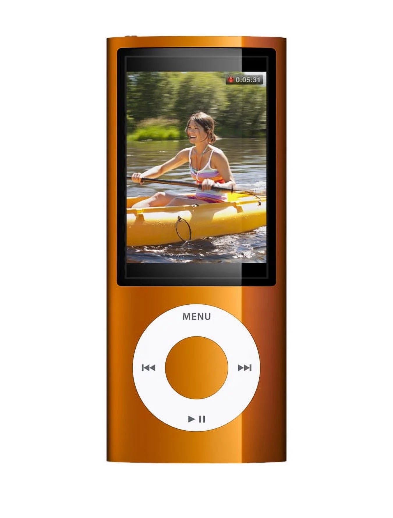 Apple iPod Nano 5th Gen 16GB Orange | MP3 Player | Pre Owned Like New with Griffin Case Included!