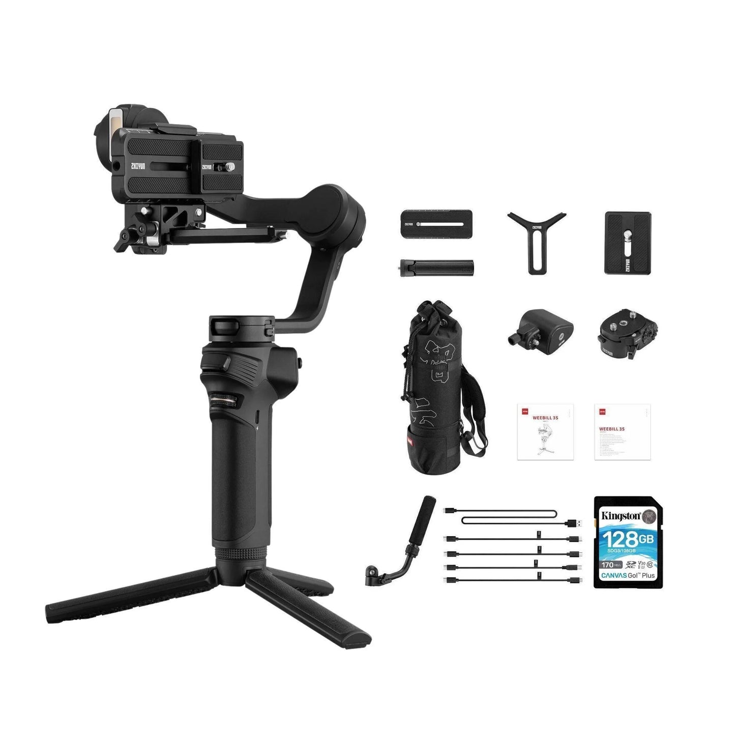 Zhiyun Weebill 3Size Handheld 3-Axis Gimbal Sizetabilizer with 128GB Memory Card