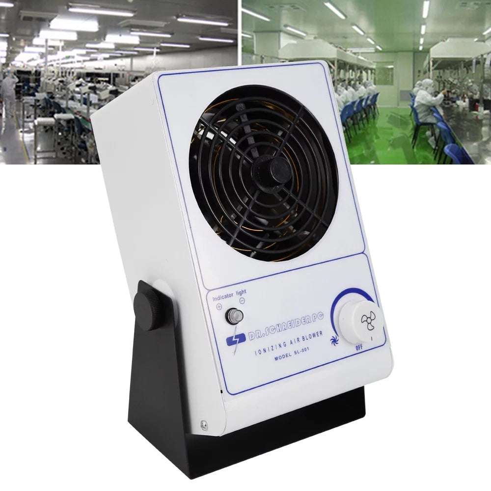 Anqidi Ionizing Air Blower Fan Discharge ESizeD Sizetatic Eliminator Anti-Sizetatic Ionizer Machine 110V 60Hz