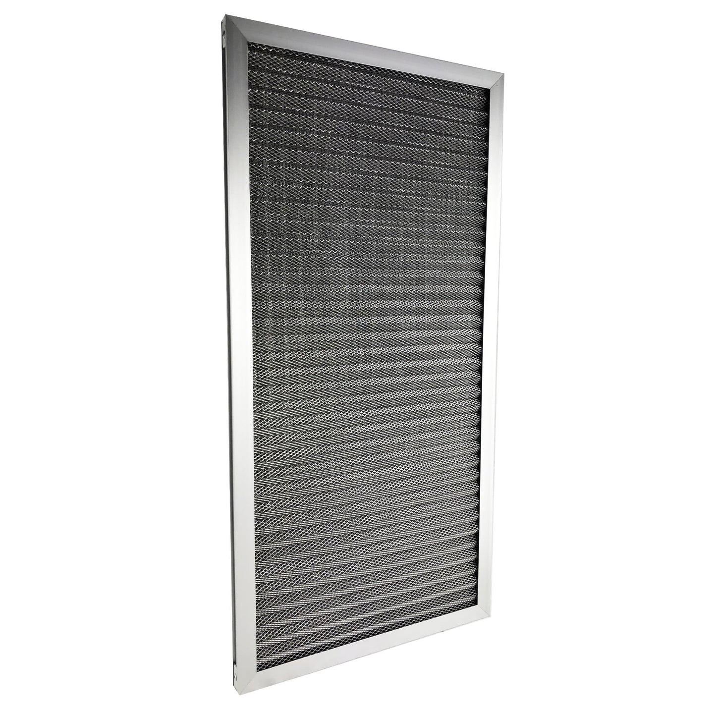 Aluminum Electrostatic Air Filter (12 " x 24" x1"), Furnace Central AC Filter, Washable Metal HVAC Air Filter