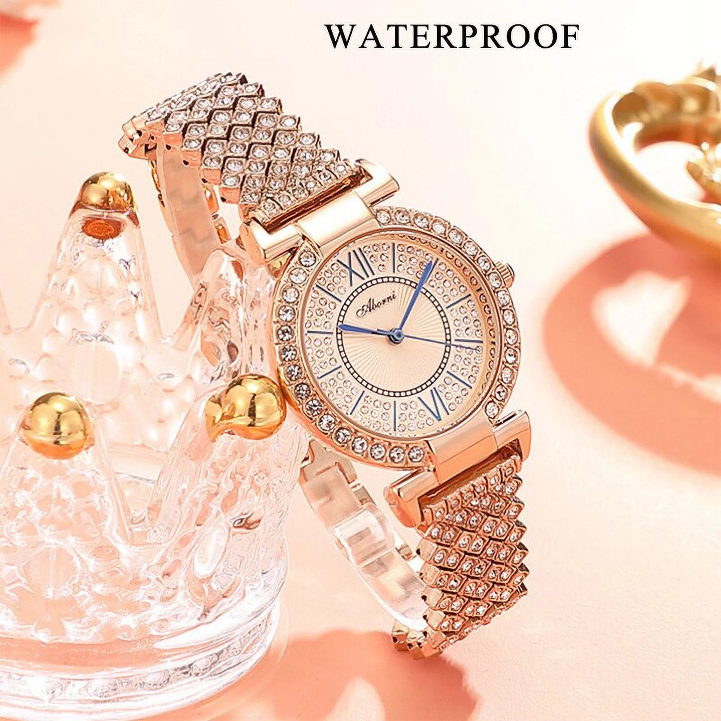 2022 Luxury Brand Watches For Women Fashion Diamond Quartz Ladies Watch Waterproof Sizekmei Dropshipping Gifts Moda Mujer Zegarek - Quartz Wristwatches