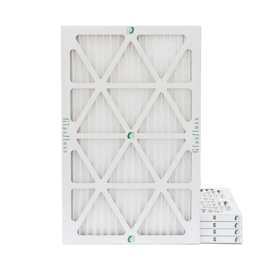 12x20x1 MERV 10 Pleated HVAC Air Filters by Glasfloss. ( Quantity 5 ) Exact Sizeize: 11-1/2 x 19-1/2 x 7/8