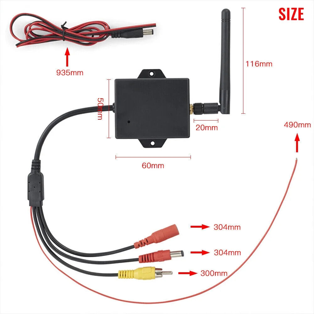 Upgrade Your Rear View Camera - AV to WiFi Transmitter Module for Car Reversing Cameras