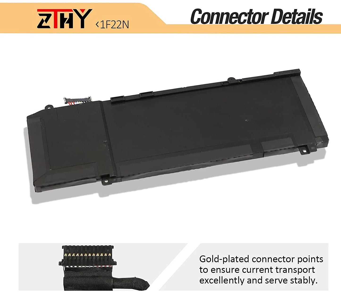 ZTHY New 1F22N Laptop y Replacement for Dell Alienware M15 P79F M17 R1 P37E P37E001 Dell G7 7590 G7 7790 G5 5590